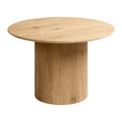 Stół do jadalni SHEHO Jasnobrązowy 120 cm 120 cm