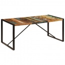 Stół jadalniany, 180 x 90 x 75 cm, lite drewno z odzysku
