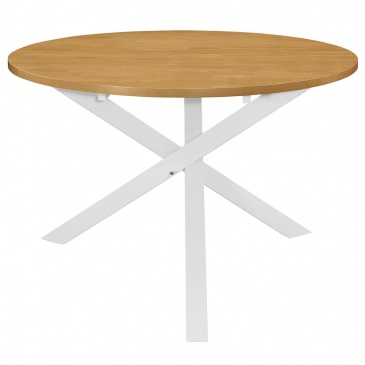 Stół jadalniany, biały, 120x75 cm, MDF