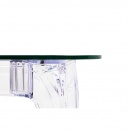 Stół king 240 transparentny - poliwęglan, szkło hartowane