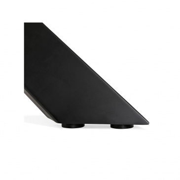 Stół Kokoon Design Viedma 180x90 cm biały nogi czarne