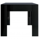 Stół na wysoki połysk, czarny, 180x90x76 cm, płyta wiórowa
