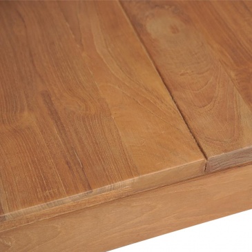 Stół z drewna tekowego, naturalne wykończenie, 120x60x76 cm