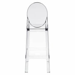 Stołek barowy Viki transparentny 75cm