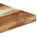 Stolik bistro, kwadratowy, 50x50x110 cm, lite drewno z odzysku