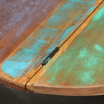 Stolik kawowy 53x43 cm lite drewno z odzysku