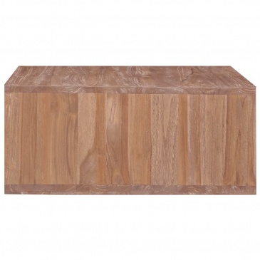 Stolik kawowy 70 x 70 x 30 cm lite drewno tekowe