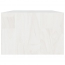 Stolik kawowy, biały, 110x50x34 cm, drewno sosnowe