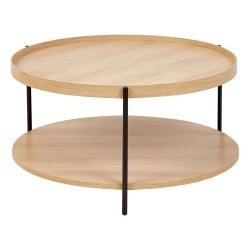 Stolik kawowy LANDER Jasnobrązowy