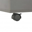 Stolik kawowy, szary, wysoki połysk, 60x60x35 cm, płyta wiórowa