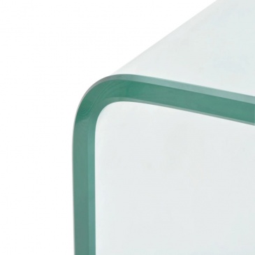 Stolik kawowy szkło hartowane 100x48x33 cm