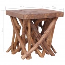 Stolik kawowy z gałęzi 40x40x40 cm lite drewno