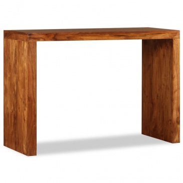 Stolik konsola, lite drewno o wyglądzie sheesham, 110x40x76 cm