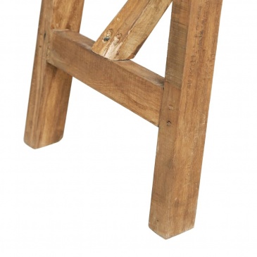 Stolik konsolowy, 130 x 40 x 80 cm, lite drewno z odzysku