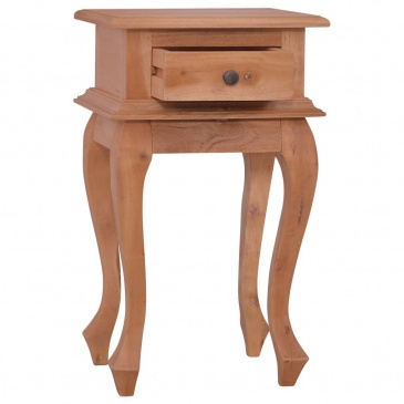Stolik nocny, 35x30x60 cm, lite drewno mahoniowe