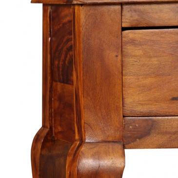 Stolik typu konsola z litego drewna sheesham, 90 x 32 x 76 cm