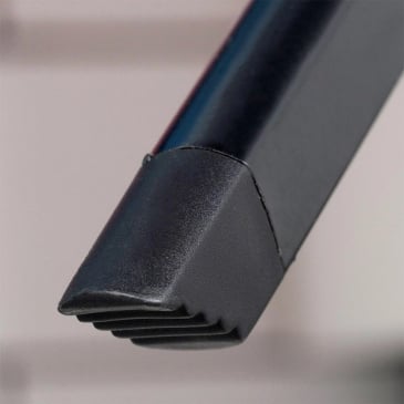 Suszarka na pranie metalowa czarna pionowa rozsuwana 47-78x94 cm