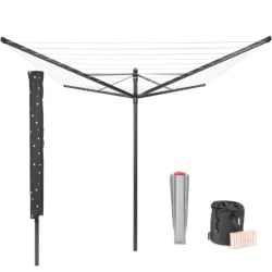 Suszarka ogrodowa Lift-O-Matic 50m antracytowa 290503 Suszarka ogrodowa Lift-O-Matic 50m antracytowa 290503