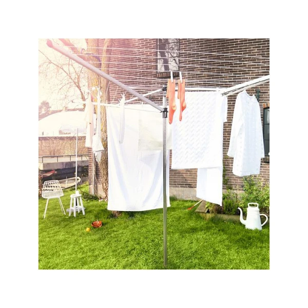 Suszarka ogrodowa 200x208cm Brabantia Lift-o-matic szara - zdjęcie 5