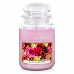 świeca duża 550 g rose perfume pca30432