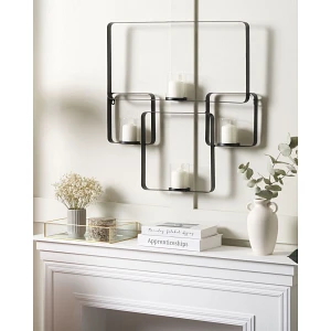 świecznik wiszący palawan metal 65 cm czarny świecznik wiszący palawan metal 65 cm czarny