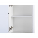 Szafka łazienkowa wisząca z lustrem LED 40 x 60 cm biała CONDOR