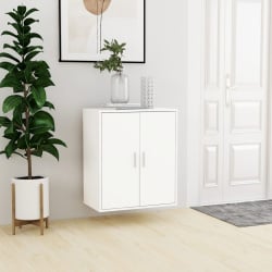 Szafka na buty, biała, 60x35x70 cm, płyta wiórowa