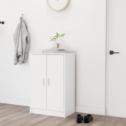 Szafka na buty, biała, 60x35x92 cm, płyta wiórowa