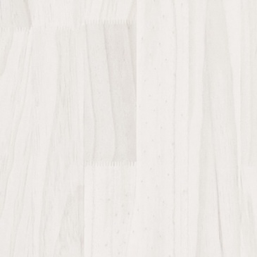 Szafka nocna, biała, 40 x 30,5 x 35,5 cm, lite drewno sosnowe