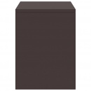 Szafka nocna, ciemny brąz, 35x30x40 cm, lite drewno sosnowe