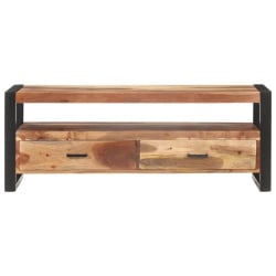 Szafka pod TV, 120x35x45 cm, drewno stylizowane na sheesham