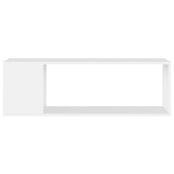 Szafka pod tv, biała, 100x24x32 cm, płyta wiórowa
