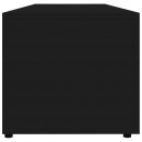 Szafka pod TV, czarna, wysoki połysk 120x34x30 cm płyta wiórowa