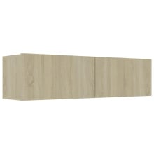 Szafka pod TV, dąb sonoma, 120x30x30 cm, płyta wiórowa