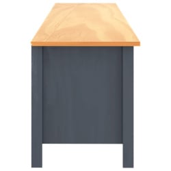 Szafka pod TV Hill Range, szara, 158x40x47 cm, drewno sosnowe