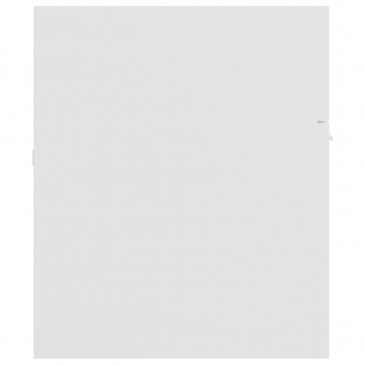 Szafka pod umywalkę, biała, 100x38,5x46 cm, płyta wiórowa
