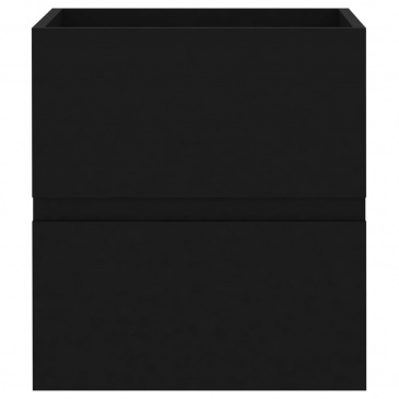 Szafka pod umywalkę, czarna, 41x38,5x45 cm, płyta wiórowa