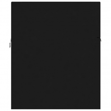 Szafka pod umywalkę, czarna, 90x38,5x46 cm, płyta wiórowa