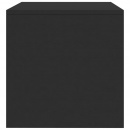 Szafka TV, czarna, wysoki połysk, 100x40x40cm, płyta wiórowa