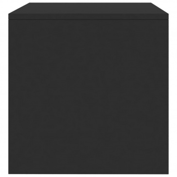 Szafka TV, czarna, wysoki połysk, 100x40x40cm, płyta wiórowa