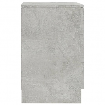 Szafki nocne, 2 szt, betonowy szary, 38x35x56 cm, płyta wiórowa