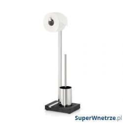 Szczotka WC ze stojakiem na papier Blomus Menoto polerowana