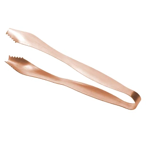 Szczypce do lodu 18 cm miedziane