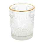 Szklanka lisere złoty brzeg