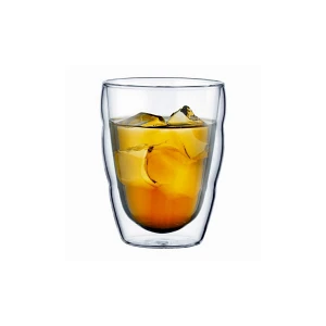 Szklanki termiczne 2 szt Pilatus Bodum 250 ml przezroczysty