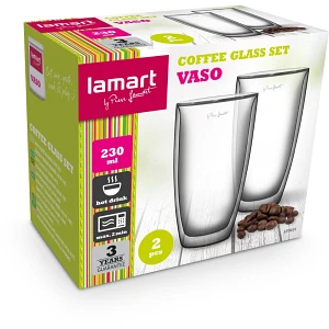 Szklanki termiczne 2szt 230ml Lamart Vaso 
