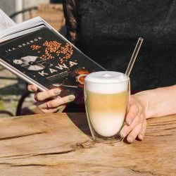 Szklanki termiczne 6szt. 350ml Vialli Design Vita GRATIS 6 szt słomek