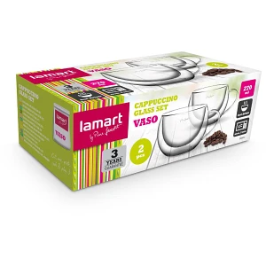 Szklanki termiczne do herbaty 2 szt 270ml Lamart Vaso