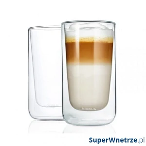 Szklanki termiczne do latte 2szt 320ml Blomus Nero