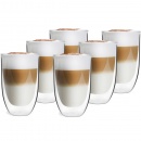 szklanki do latte termiczne amo 6szt vialli design